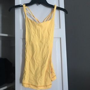 Yellow Lululemon Workout Top